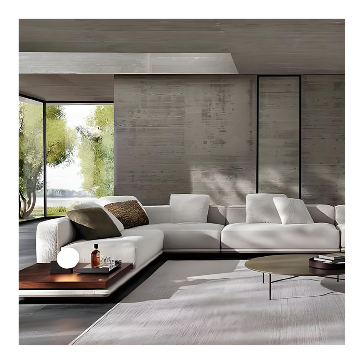 Chalk Corner Sectional Sofa